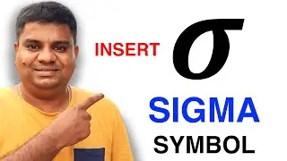 Sigma Symbol In Google Docs [ σ ]