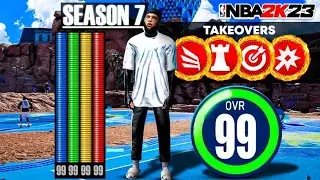 BEST GAME BREAKING SEASON 7 GUARD BUILD IN NBA 2K23! IN NBA2K23! BEST BUILD 2K23