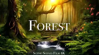 Forest 4K - The Healing Power Of Nature Sounds | Forest Sounds | Scenic Relaxation Film