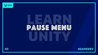 How to make a pause menu in unity