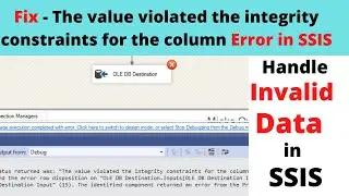 112 The value violated the integrity constraints for the column