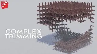 Trimming Multiple Objects in Sketchup