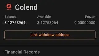 How to  link your Colend airdrop withdrawal address on Satoshi app successfully   