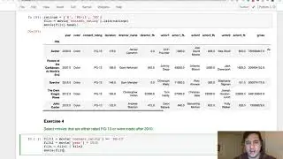 Exercise Solutions - Boolean Indexing Multiple Conditions