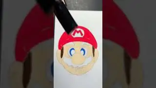 Drawing Mario with Posca Markers! 