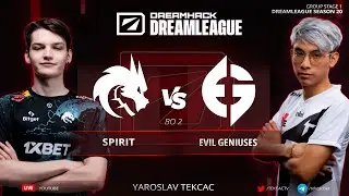 🔴 Spirit vs. Evil Geniuses - DreamLeague Season 20