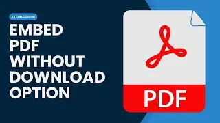 How to Embed a Pdf file without download option (Using Google Drive)