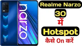 How to enable hotspot on Realme Narzo 30 || realme Narzo 30 me hotspot kaise enable kare ||