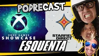 🔴🎮 AO VIVO - ESQUENTA XBOX STARFIELD Showcase  - PODREcats 58 #podcast