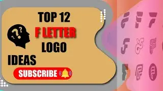 F logo design ideas | TUTORIAL | FH graphic