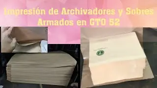 IMPRESIÓN DE FOLDER  TROQUELADO Y SOBRES ARMADO.