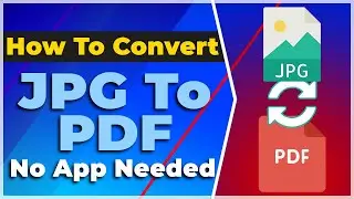 How to Convert From JPG to PDF |How to Convert Image to PDF FOR FREE NO APP NEEDED❗(2024)(Tutorial)✅