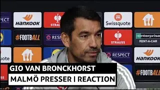 Gio van Bronckhorst Malmö presser | reaction video