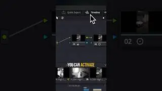 How to activate your timeline in the color page of DaVinci Resolve. 