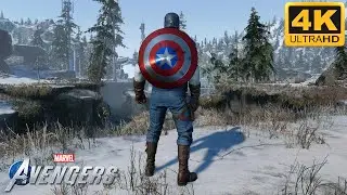 MCU CAPTAIN AMERICA THE FIRST AVENGER GAME Combats Gameplay | Marvel's Avengers (4K 60fps)
