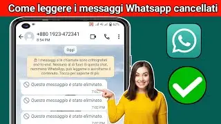 Come leggere i messaggi eliminati su WhatsApp senza alcuna app (2024) |  Recupera i messaggi