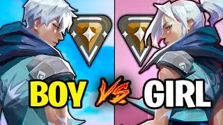 Valorant, but its Girls VS Boys! - (Low Ranks)