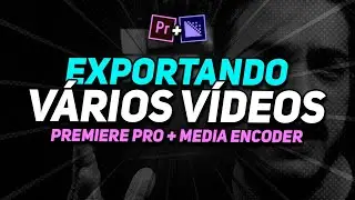 How to EXPORT VIDEO on PREMIERE PRO + MEDIA ENCODER (EXPORT VARIOUS PREMIERE PRO VIDEOS)