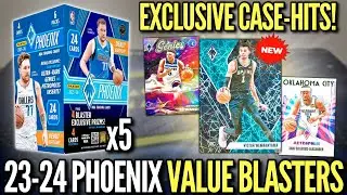 BRAND NEW RETAIL SET (EXCLUSIVE SSPs)! 😮🔥 2023-24 Panini Phoenix Basketball Value Blaster Box Review