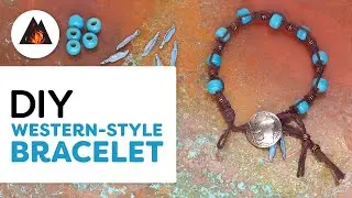 Make Your Own Trendy Western Bracelet With Macramé