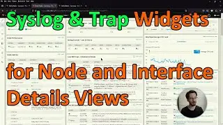 How to create Syslog & Trap widgets for Node & Interface Details Views in SolarWinds 