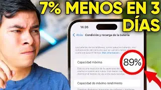 🔋 BAJÓ MUCHO la CONDICIÓN de BATERÍA en Poco Tiempo ❌ ¿Es Normal?