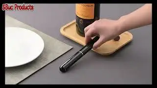 Easy Wine Bottle Opener Gadget - No more Mess and Stuff Falling Inside Wine Bottle