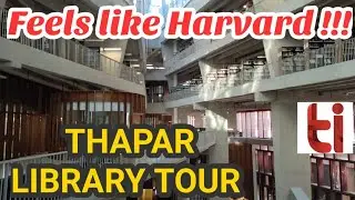 TIET World Class New Library Tour !!! Thapar University | JEE MAINS 2022