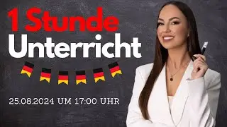 1 Stunde DEUTSCHUNTERRICHT🇩🇪 (Deutsch lernen  | Grammatik | Wortschatz | A2 | B1 | B2 | C1)