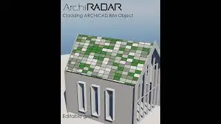 ARCHICAD Cladding BIM Object - Cladding Option Grid A