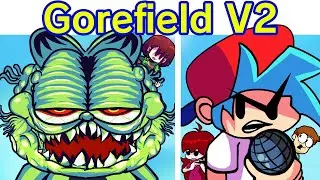 Friday Night Funkin VS Gorefield V2 FULL WEEK + Ending (FNF Mod) (Garfield Gameboyd/Creepypasta)