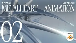 easy metalheart render | blender 4.0 tutorial