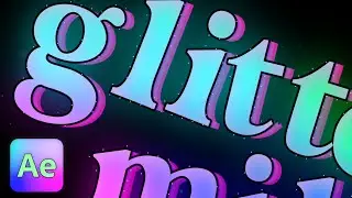 Gorgeous 3D Floating Text Animation in After Effects. After Effects Tutorial. No Plugins