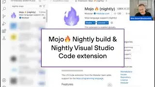 Using Mojo🔥 nightly build and nightly Visual Studio Code extension