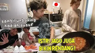 MASAK RENDANG SAMA ISTRI ! unboxing Hadiah yusuf !