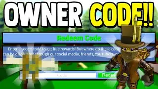 OWNER CODE!! (REDEEM) | Build a Boat for Treasure ROBLOX