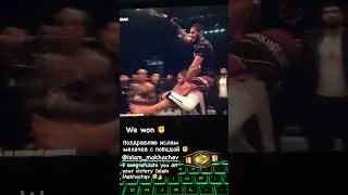 Islam Makhachev vs Charles Oliviera / Islam Makhachev won ✊🏻✊🏻✊🏻