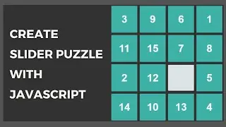 Create Slider Puzzle With JavaScript