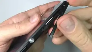 How to put sim card and memory card on Sony Xperia M2 D2303
