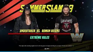 WWE 2k24 Гробовщик и Роман Рейнс