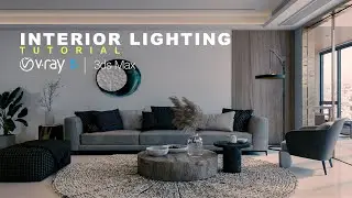 Interior Lighting Tutorial 3ds Max Vray | Interior Lighting in 3ds Max & Vray 5 | Vray Advance Light