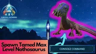 Tamed nothosaurus Spawn Command  Ark Survival Ascended