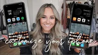 HOW TO CUSTOMIZE YOUR IPHONE WITH IOS14 *aesthetic + minimal*