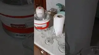 Приготовила мороженое своей семье