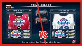 NBA 2K12 Showdown: 70s Legends All-Star Game | Epic Retro Basketball on PCSX2