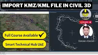 How to Import KMZ/KML File in Civil 3D Easy Way