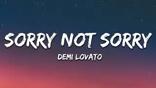 Demi Lovato - Sorry Not Sorry (Lyrics)