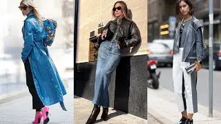 МОДНАЯ 💕ОДЕЖДА ИЗ КОЖИ ОДЕВАЕМСЯ СО СТИЛЕМ💕