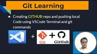Git Commands using VSCode Terminal|Session#6|Creating my first git Repository| Latest 2023 