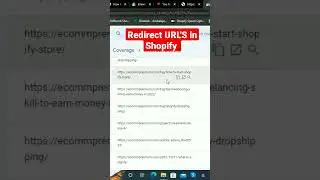 How to Redirect URL in Shopify 2022 #shorts